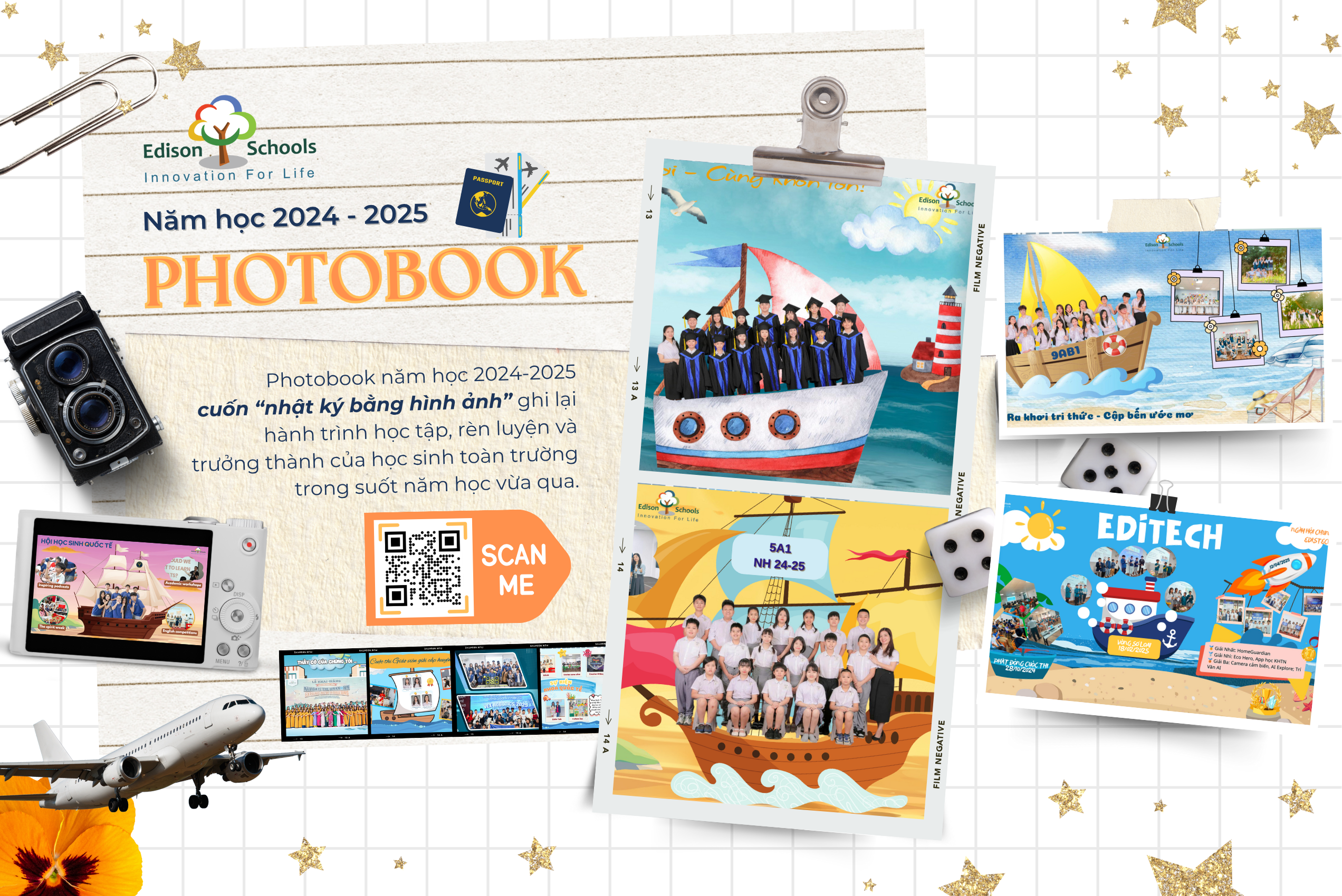 LƯU GIỮ KÝ ỨC TUỔI HỌC TRÒ QUA CUỐN PHOTOBOOK NĂM HỌC 2024-2025 