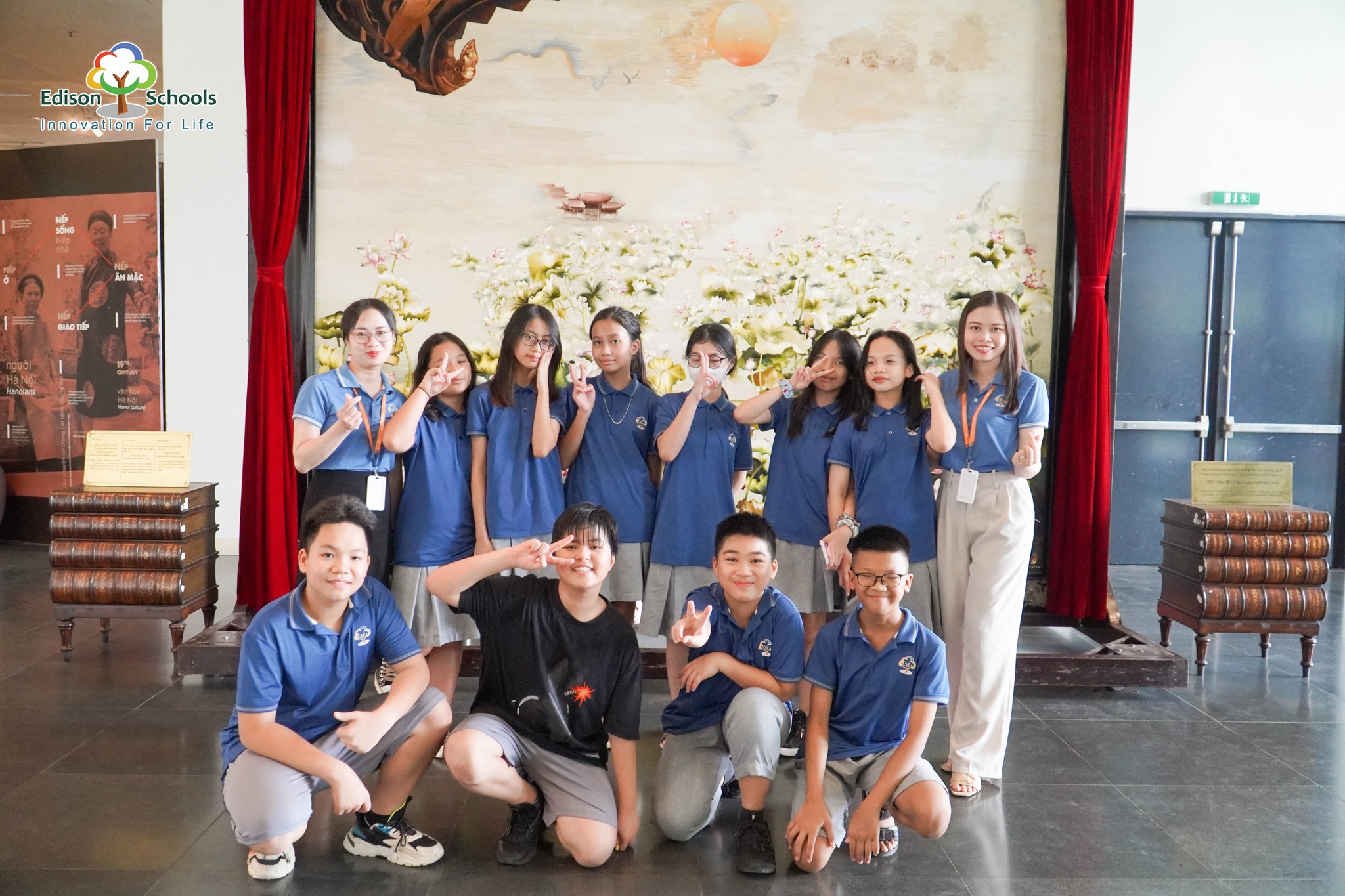 Buổi dã ngoại tại Bảo tàng Hà Nội của học sinh Trường Edison An Khánh