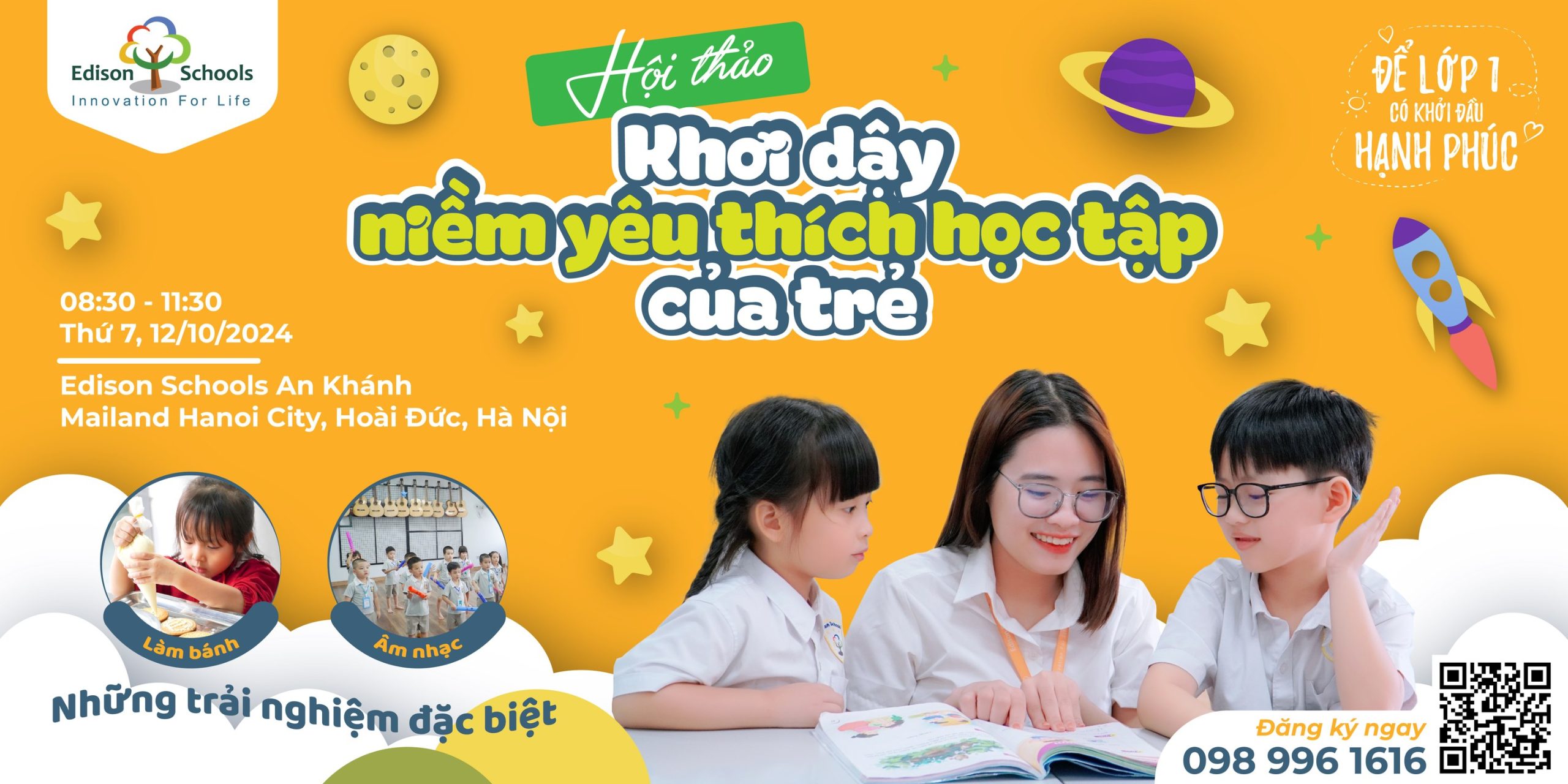 HỘI THẢO “KHƠI DẬY NIỀM YÊU THÍCH HỌC TẬP CỦA TRẺ”