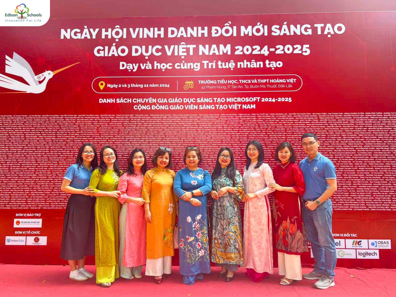 Dấu ấn Edison Schools tại Ngày hội Vinh danh Đổi mới sáng tạo Giáo dục Việt Nam 2024-2025